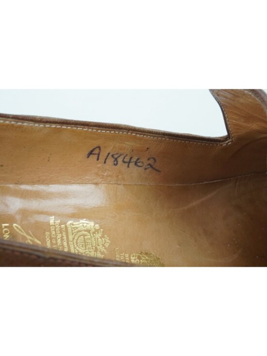 John Lobb Bespoke Ostrich Quill Tassel Loafer Sz 7D main image 4